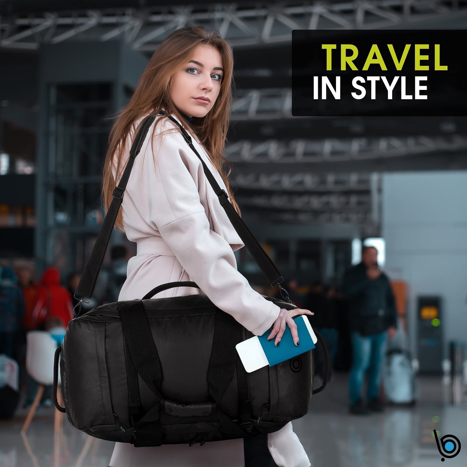 Bago Waterproof Duffel Bag Backpack For Men & Women – 3 Way Duffel Backpack f…