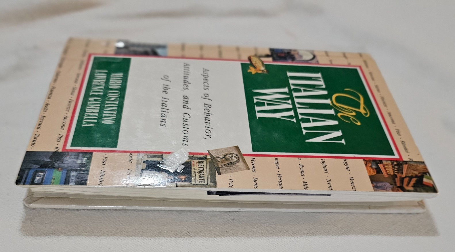 The Italian Way by Costantino & Gambella Customs & Culture of Italians Book