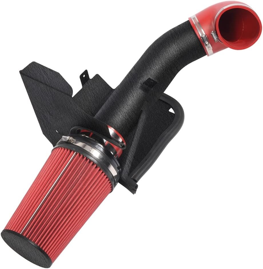 4″ inches Performance Cold Air Intake Kit with Filter & Powder Coated Intake Tub