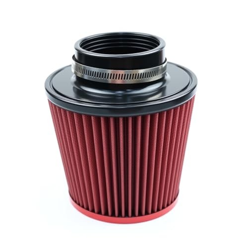 Fiber 3″ Cold Air Intake Filter (RED, 3inch”7mm) 6