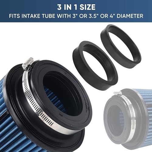 3 3.5 4 Inch Cold Air Intake Filter 76mm 89mm 101mm High Performance Blue
