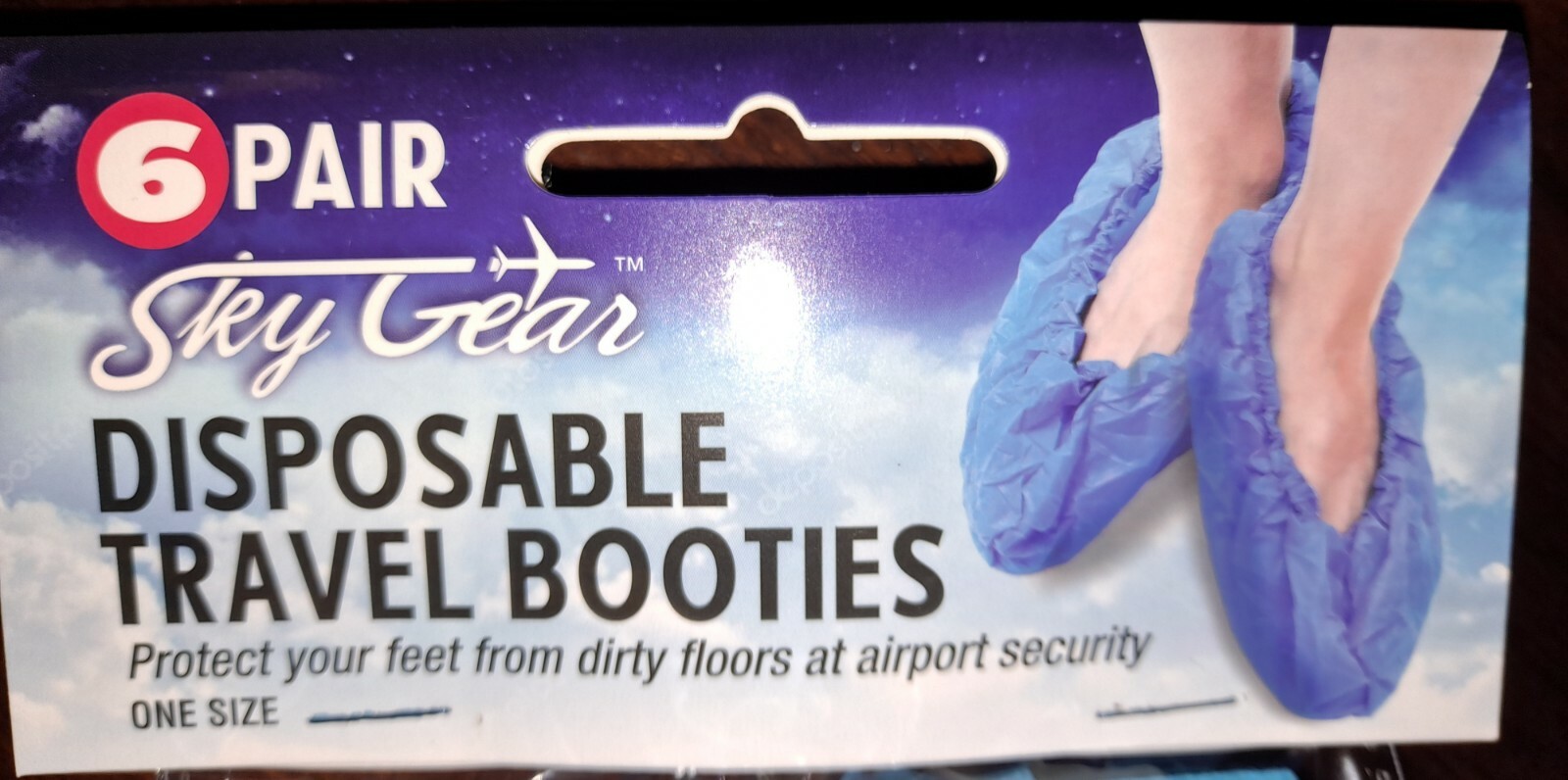 5 Packs Sky Gear Disposable Booties Lot of 30 Pr Protect Feet / Foot Creams Etc