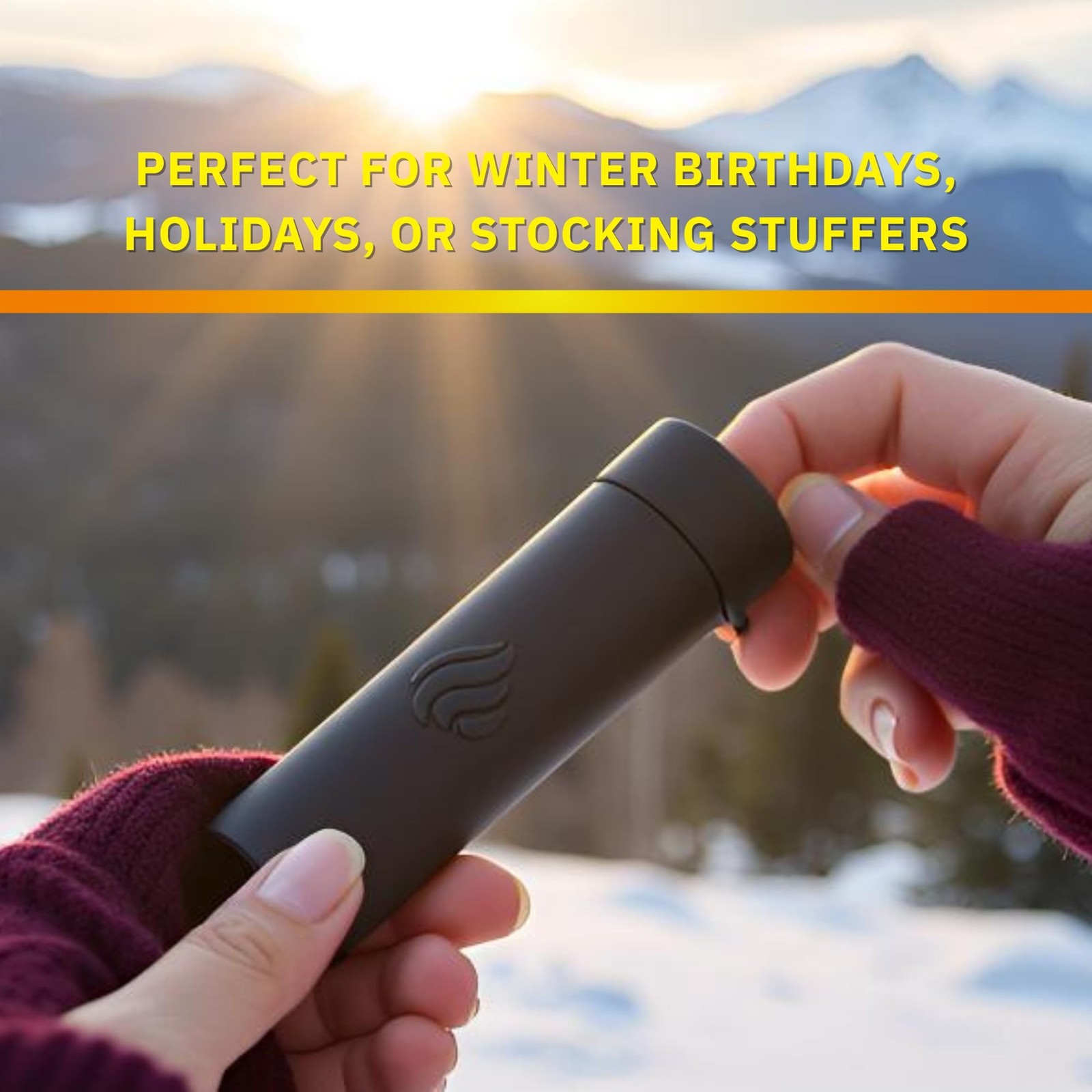POWERPAW Rechargeable Hand Warmer Portable Electric Hand Heater 3 H… Fast Ship