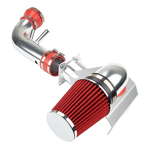 3 in. & 3.5 in Cold Air Intake Kit, Aluminum Car Air Intake Pipe Kit for