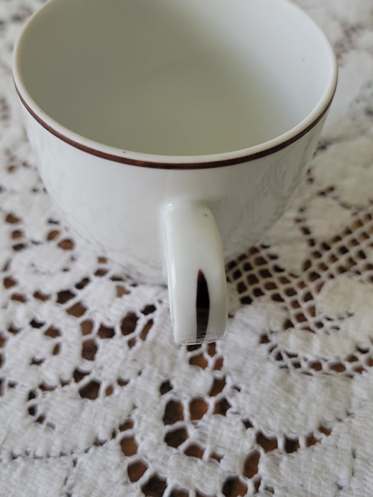 Vintage Rotisserie deLa Table du Roy Paris France Expresso Coffee Cup Restaurant