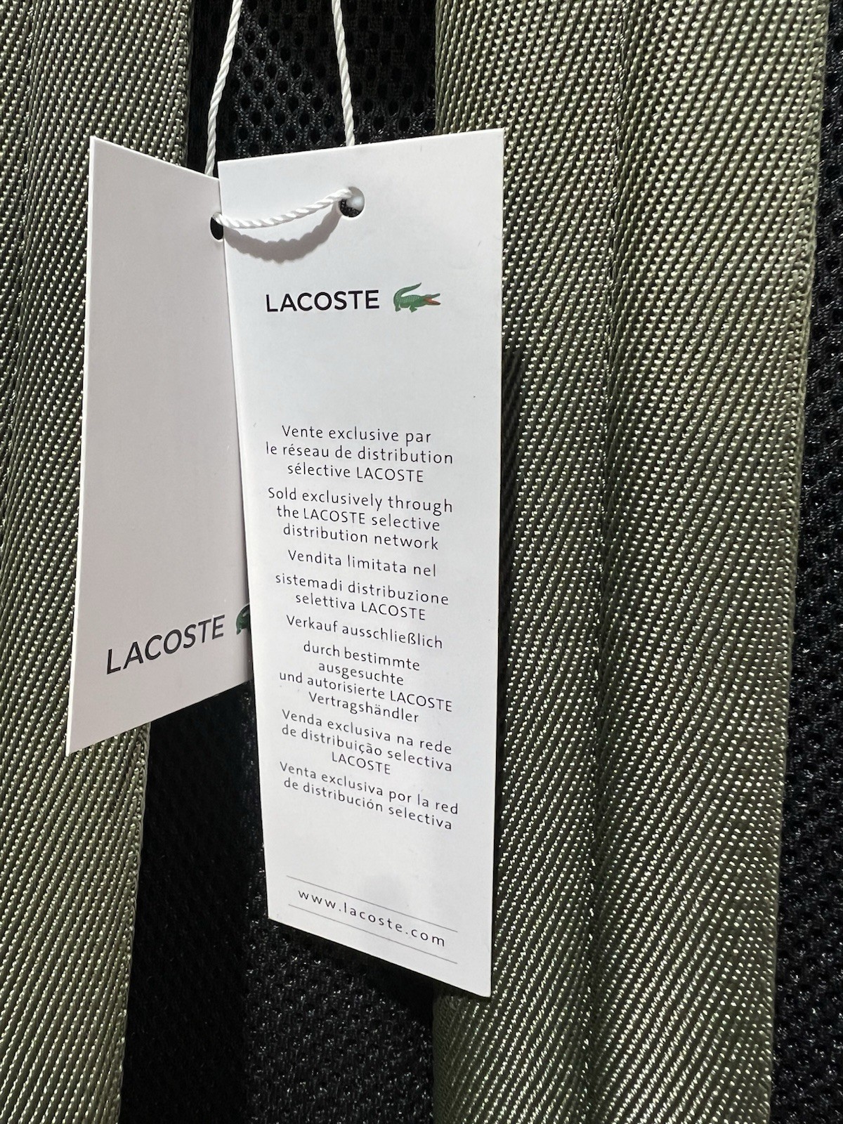 Lacoste Men’s Bagpack Shoulder Bag