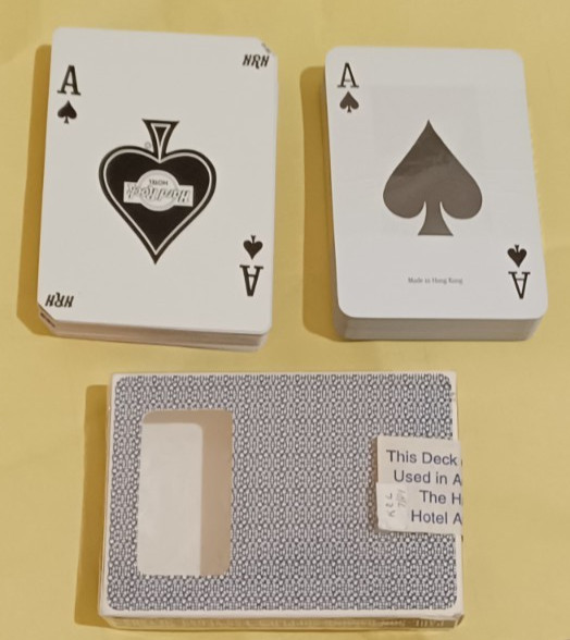 2 decks New Orleans Bourbon St. Paulson linen Playing cards Hard Rock Casino LA