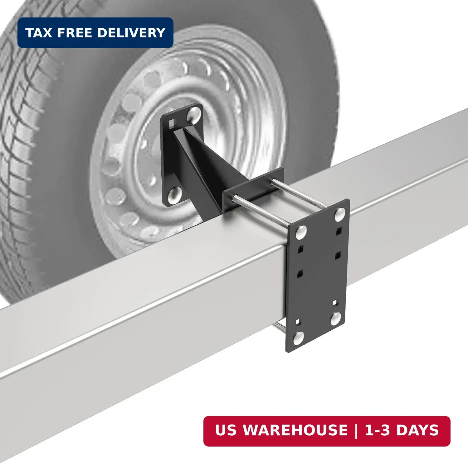 Trailer Spare Tire Mount for Utility,Spare Tire Carrier,Heavy Duty Holds up to 1