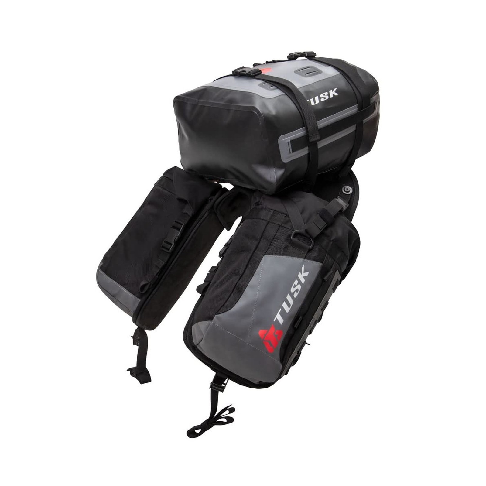 TUSK Excursion Rackless Luggage System w/Small Dry Duffel Tail Bag Standard H…
