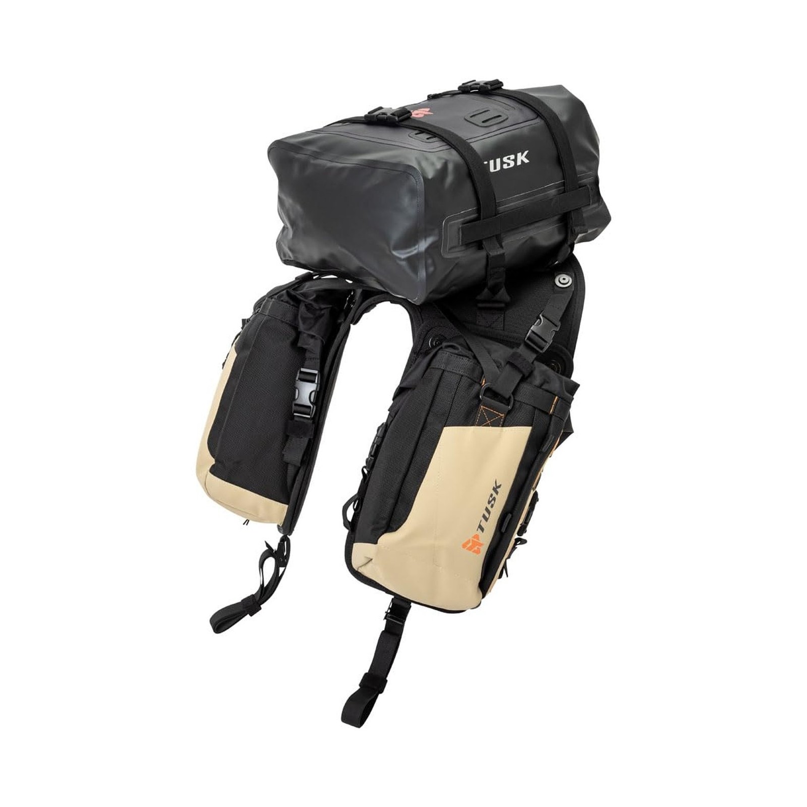 TUSK Excursion Rackless Luggage System w/Small Dry Duffel Tail Bag 690-701 He…