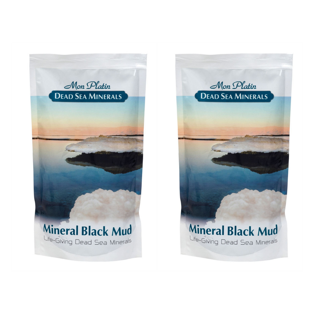 x2 Mon Platin DSM Dead Sea Minerals Natural Dead Sea Mud 500gr
