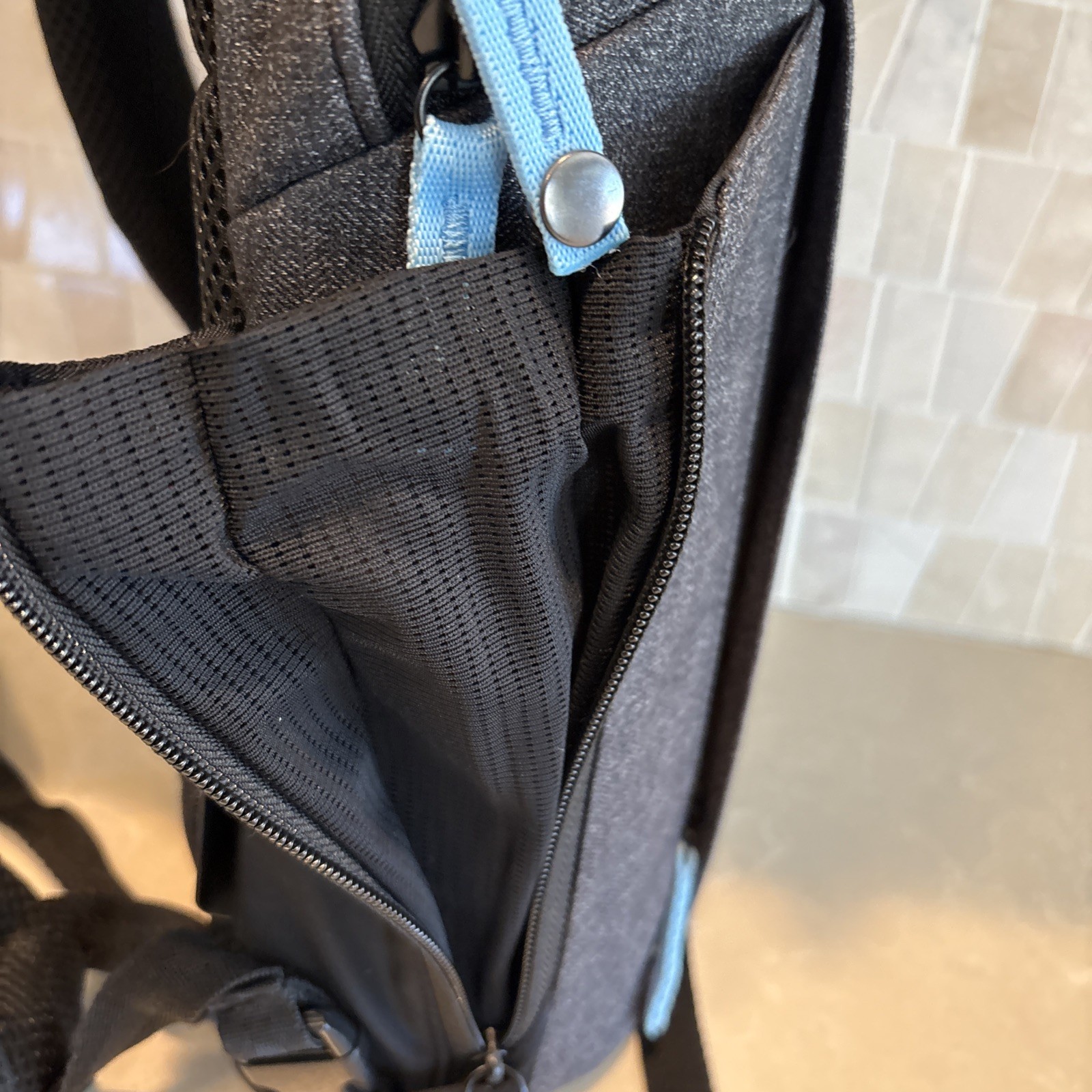 Medical Device Backpack Hard shell case Gray- Pockets, HD Padded Straps