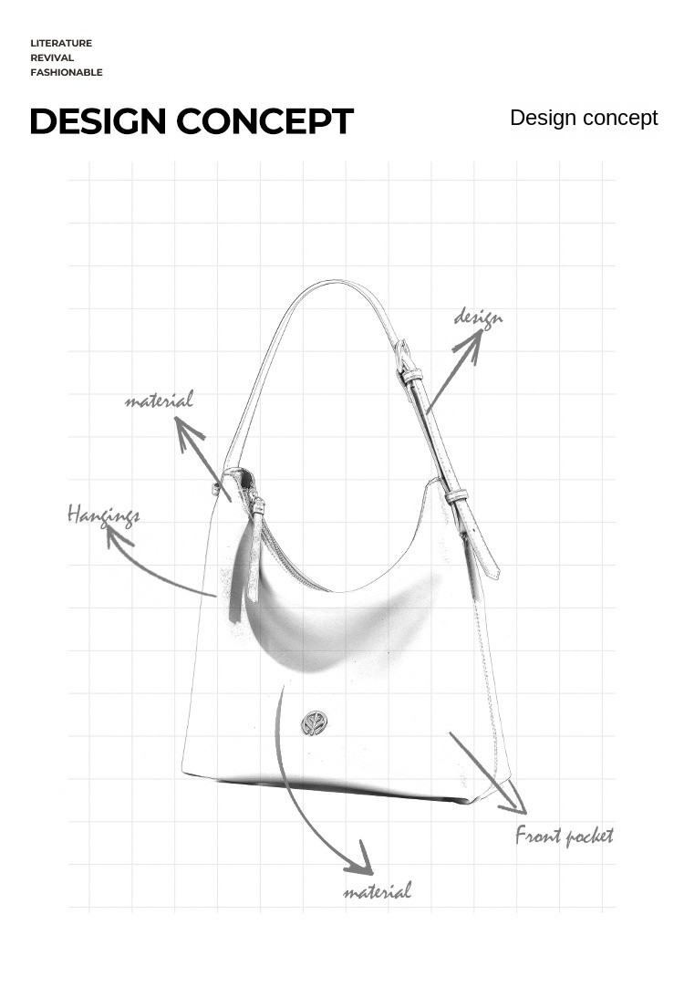 large capacity tote bag simple commuter hand hobo bag crossbody bag