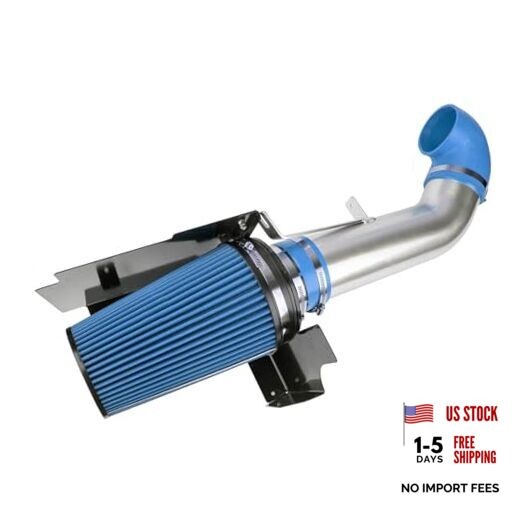 Cold Air Intake Kit with Filter Heat Shield for 1999-2006 G-M-C/Che-vy 4.8L