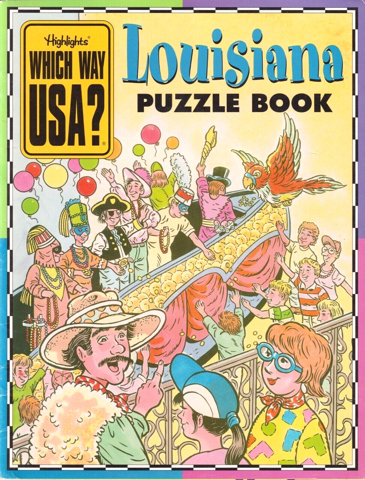 Louisiana Puzzle Book (Softcover: Highlights for Children 1999 Education