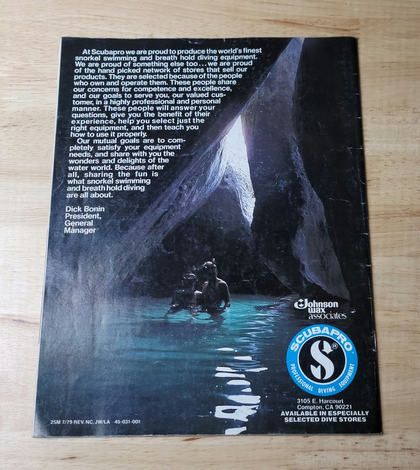 Scuba Pro MAGAZINE Learn Snorkel Swimming & Breath Hold Diving 1979