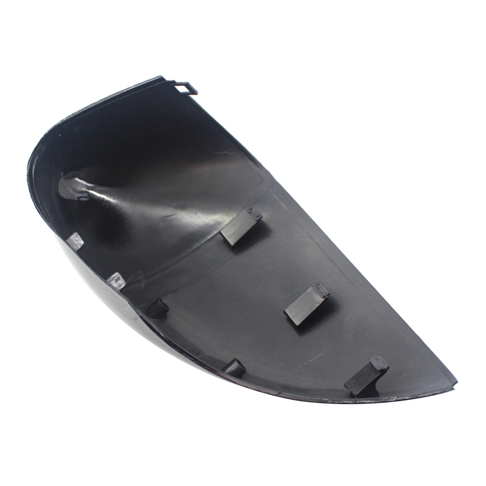 Gloss Black Wing Mirror Cover Cap Painted Replacement For 2009-2015