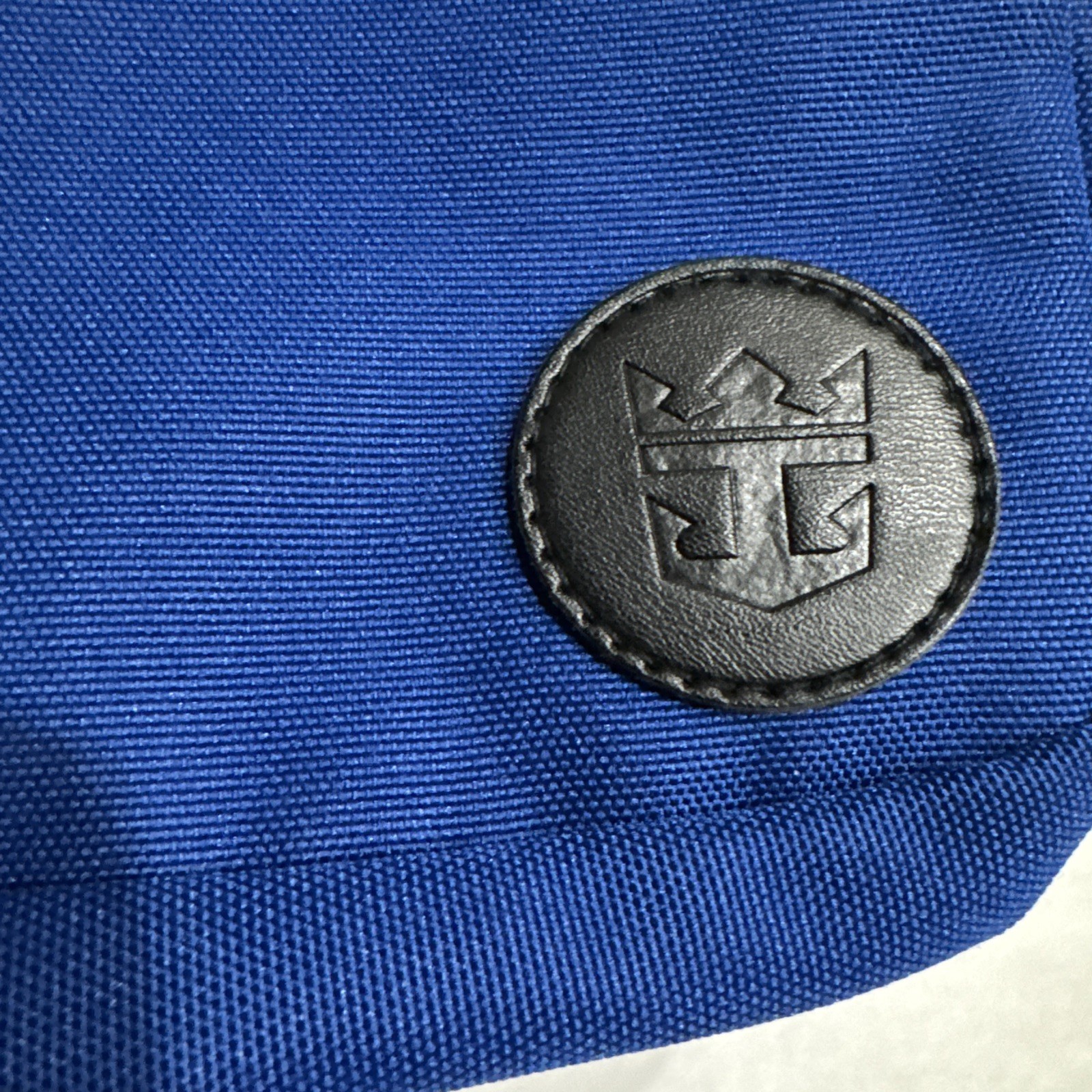 Royal Caribbean Royal Blue Travel Bag Zipper Closure Outside Zip Pocket New!