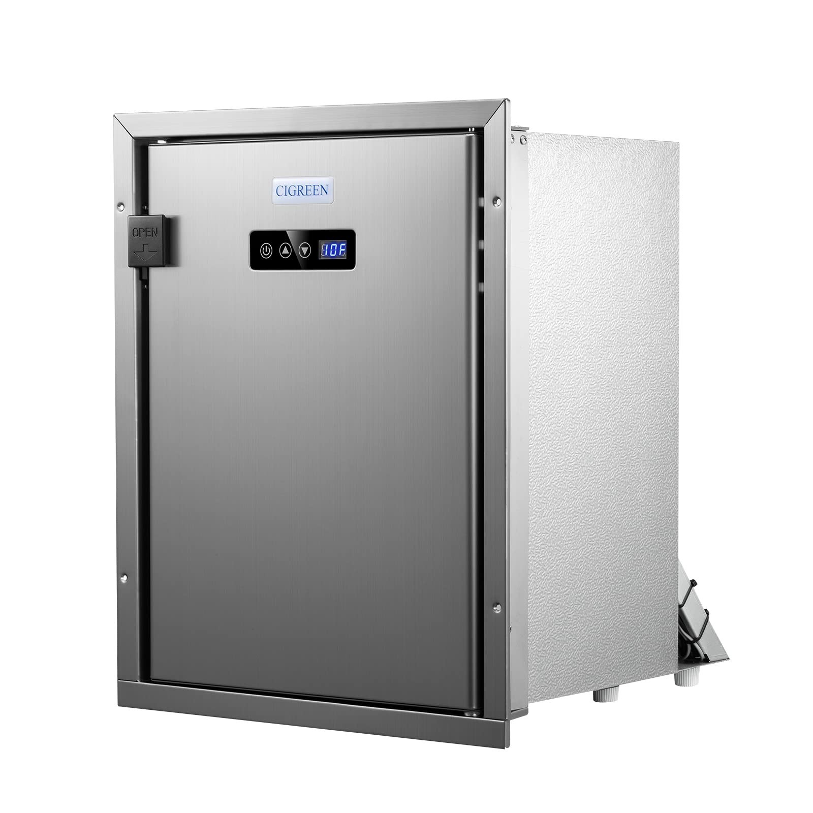CIGREEN 12 Volt RV Refrigerator Built-in Fridge Compressor Refrigerator Mini …