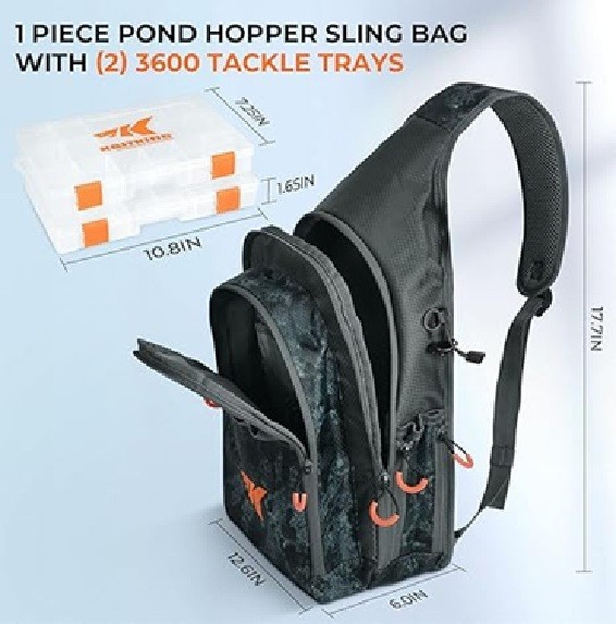New-KastKing Pond Hopper Fishing Sling Tackle Storage Bag-FreeShip