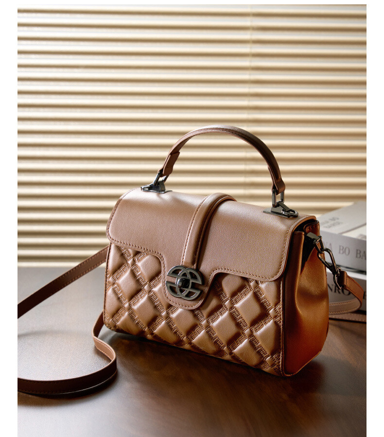 Bag Women’s New Commuter Leather Women’s Bag Large Capacity Mom Bag