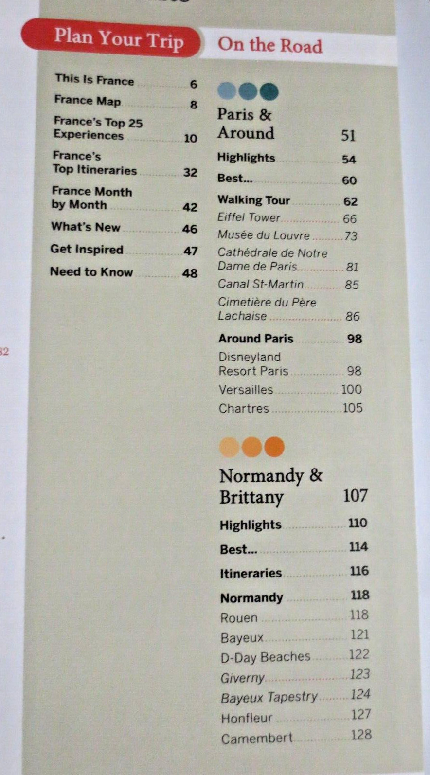 LONEY PLANET DISCOVER FRANCE 3RD EDITION PAPERBACK 413 PGS 5X 8 INCHES 2013