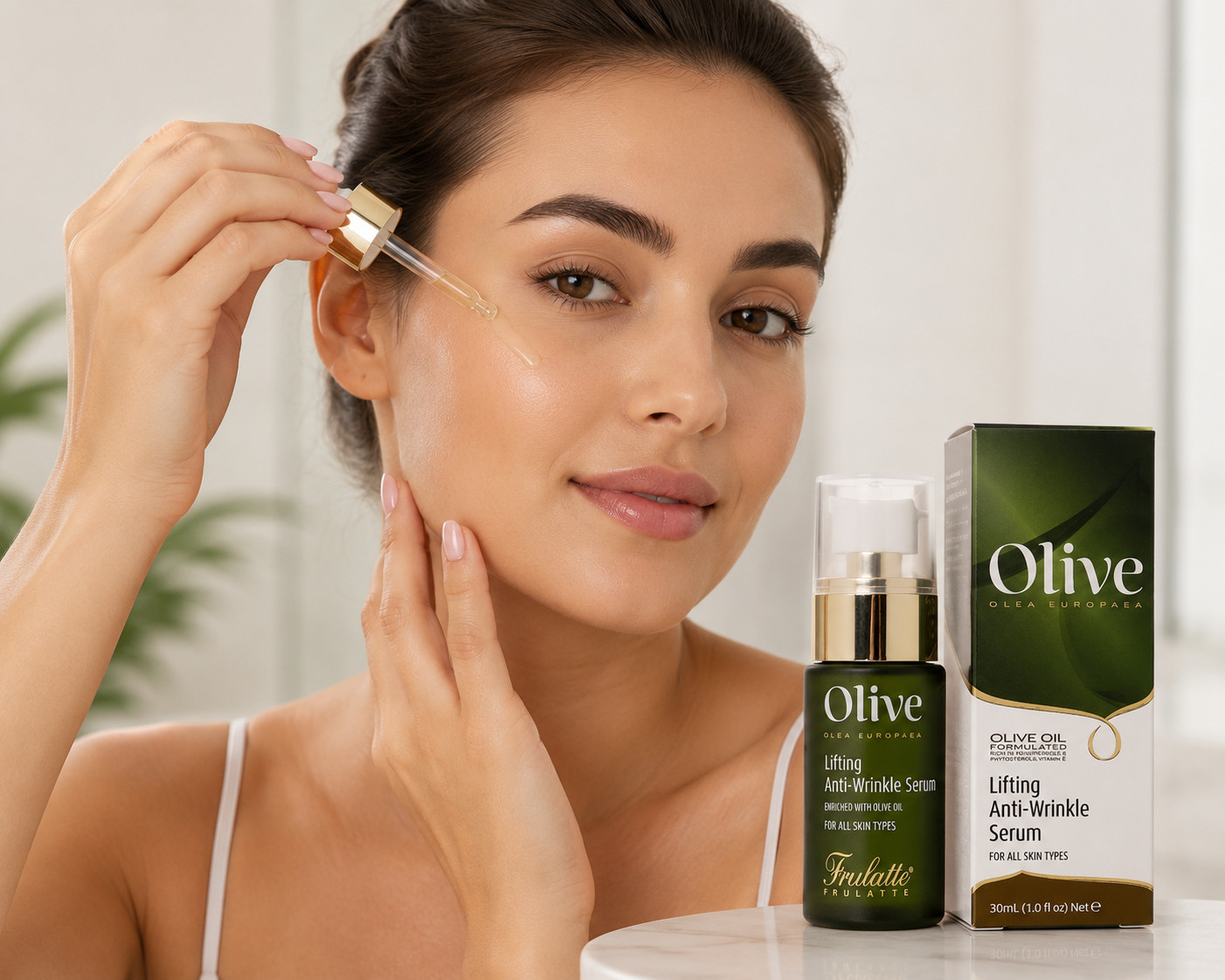 Frulatte Olive Oil Dead Sea Minerals Lifting Anti-Wrinkle Serum All Skin 30ml