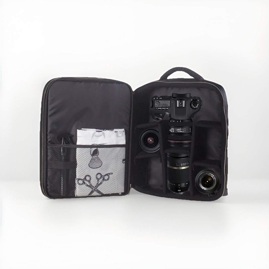 JRL Large Premium Barber Clipper Trimmer Tools Bag Backpack Black JRL-GP20015-G