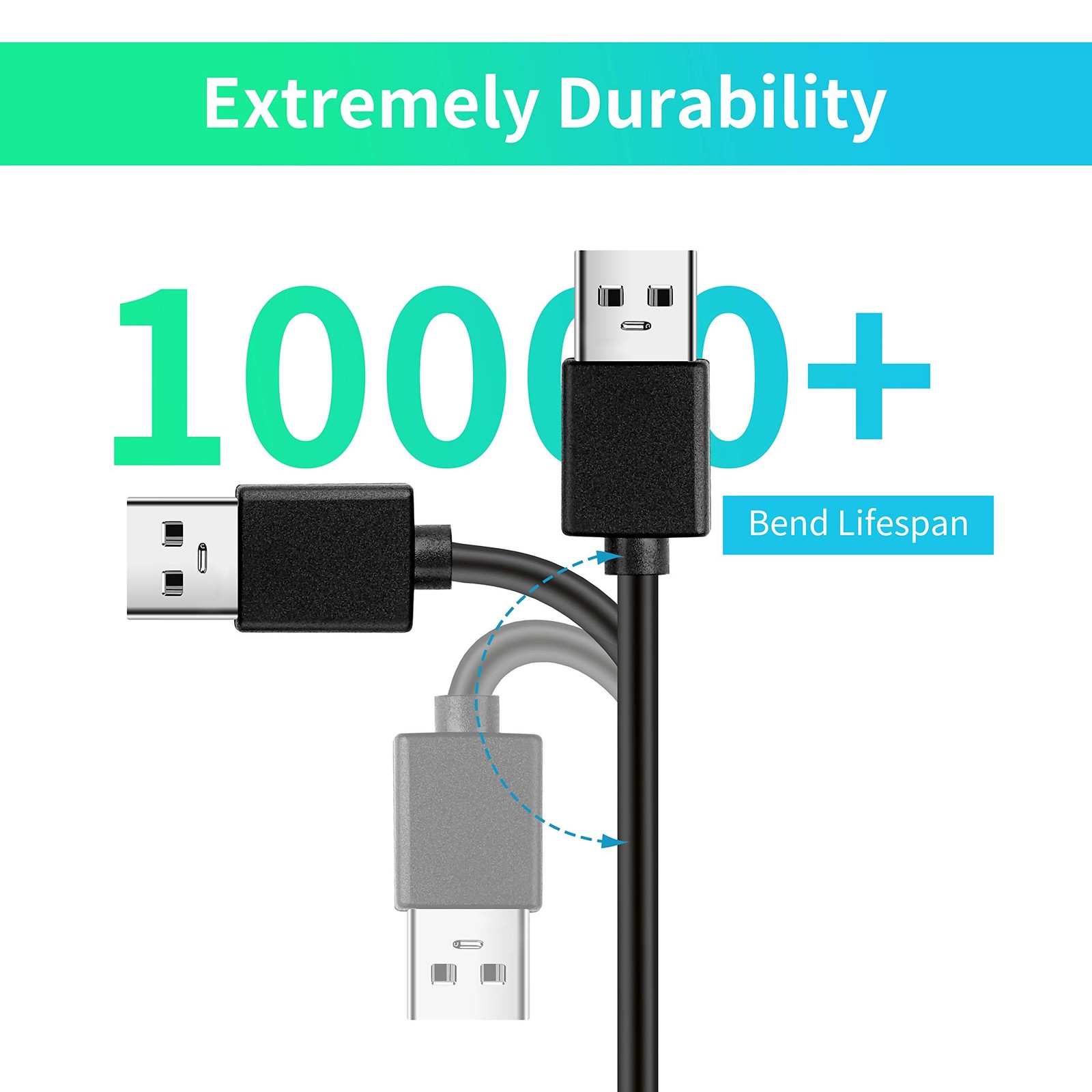 Micro B Cable, USB 3.0 A Male to Micro USB 3.0 Sync Cord,Data Wire for Toshib…