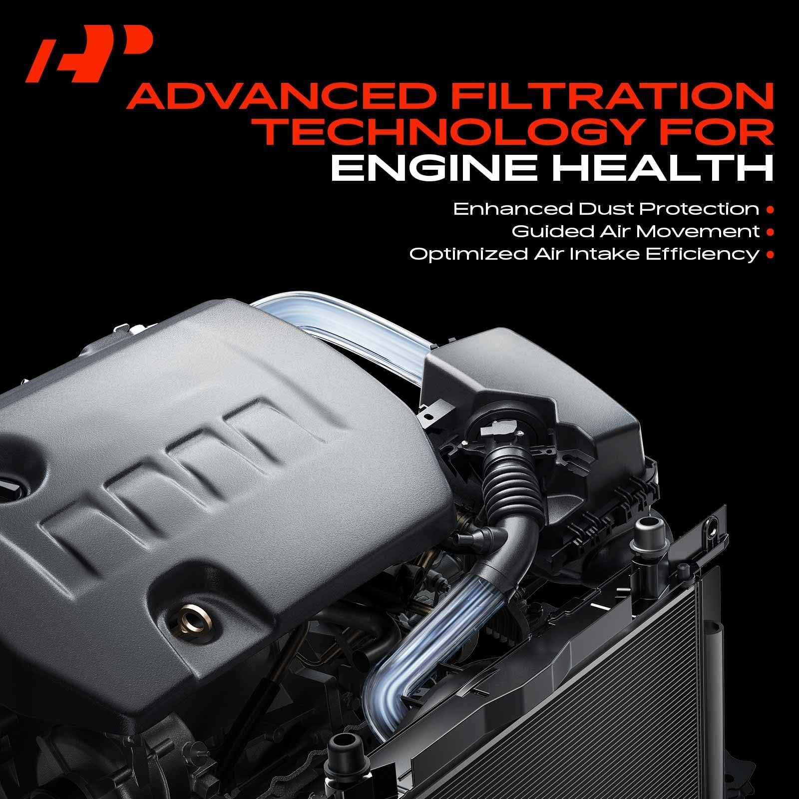 A-Premium Engine Air Filter Cleaner Box Housing Compatible with Honda Civic 2…