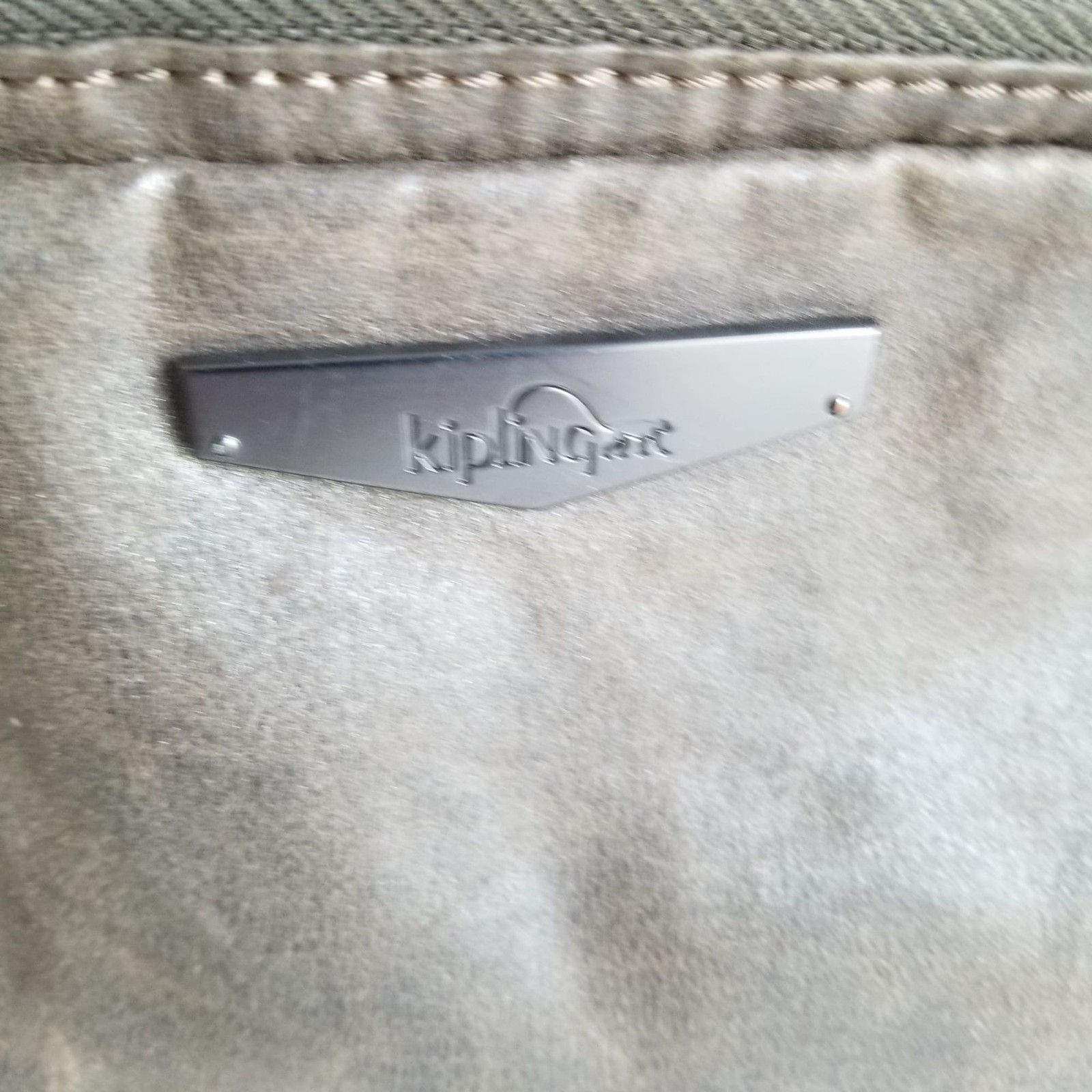 Kipling Tabbie KC Mini Leather Backpack Metal Taupe