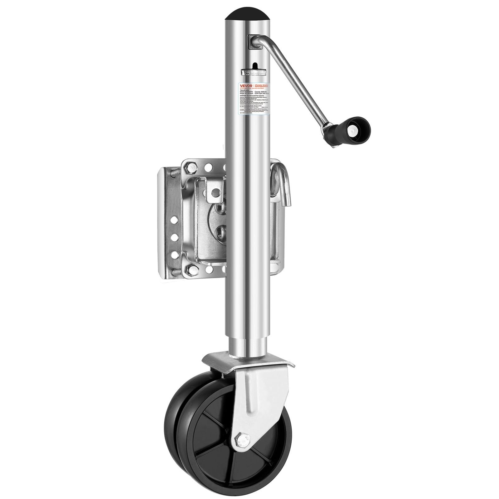 VEVOR Trailer Jack with Wheel, 2000 lbs Load Capacity, Heavy Duty Swivel Boat…
