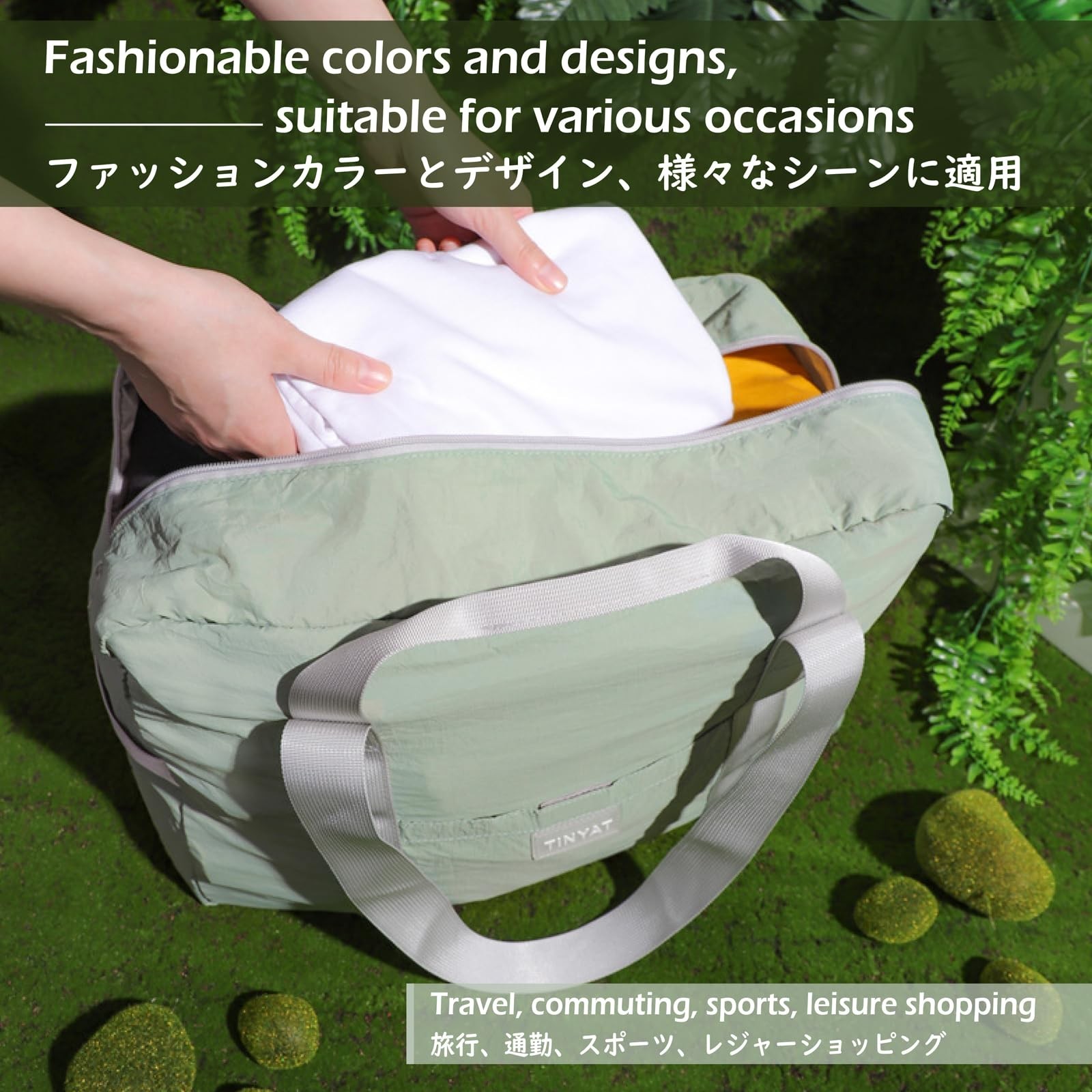 TRIWONDER Travel Duffel Sport Bag Waterproof Weekender Carry On Tote Hospital…