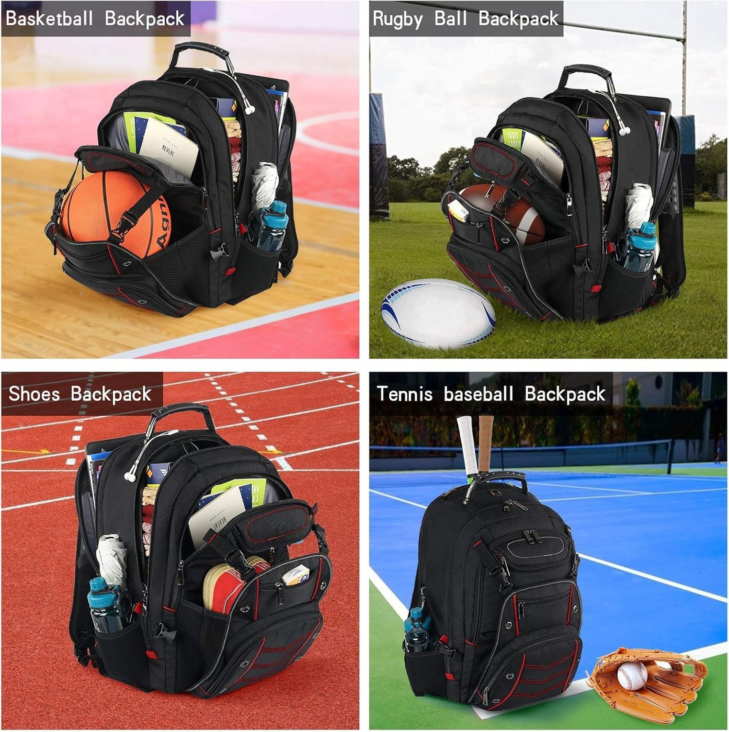 18.4 Laptop Backpack for Men, 55L Extra Large Gaming Laptops Backpack,TSA Fri…