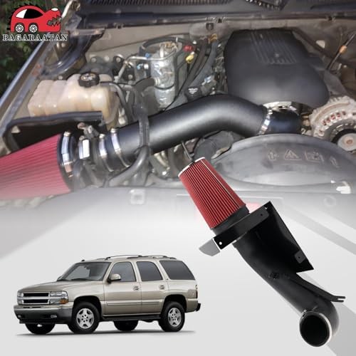 4″ Cold Air Intake System with Heat Shield for 1999-2006 Chevy/GMC V8 4.8L 5.3L