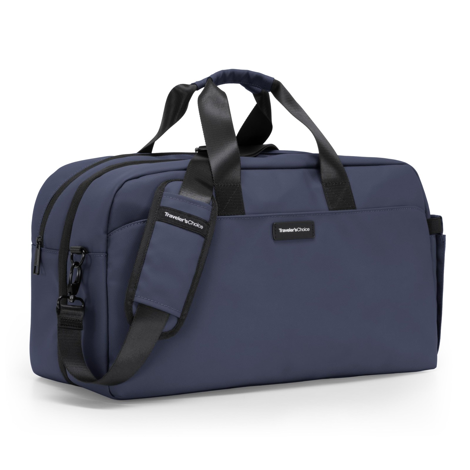 Traveler’s Choice Wanderbout 27L Duffel Bag for Travel Navy
