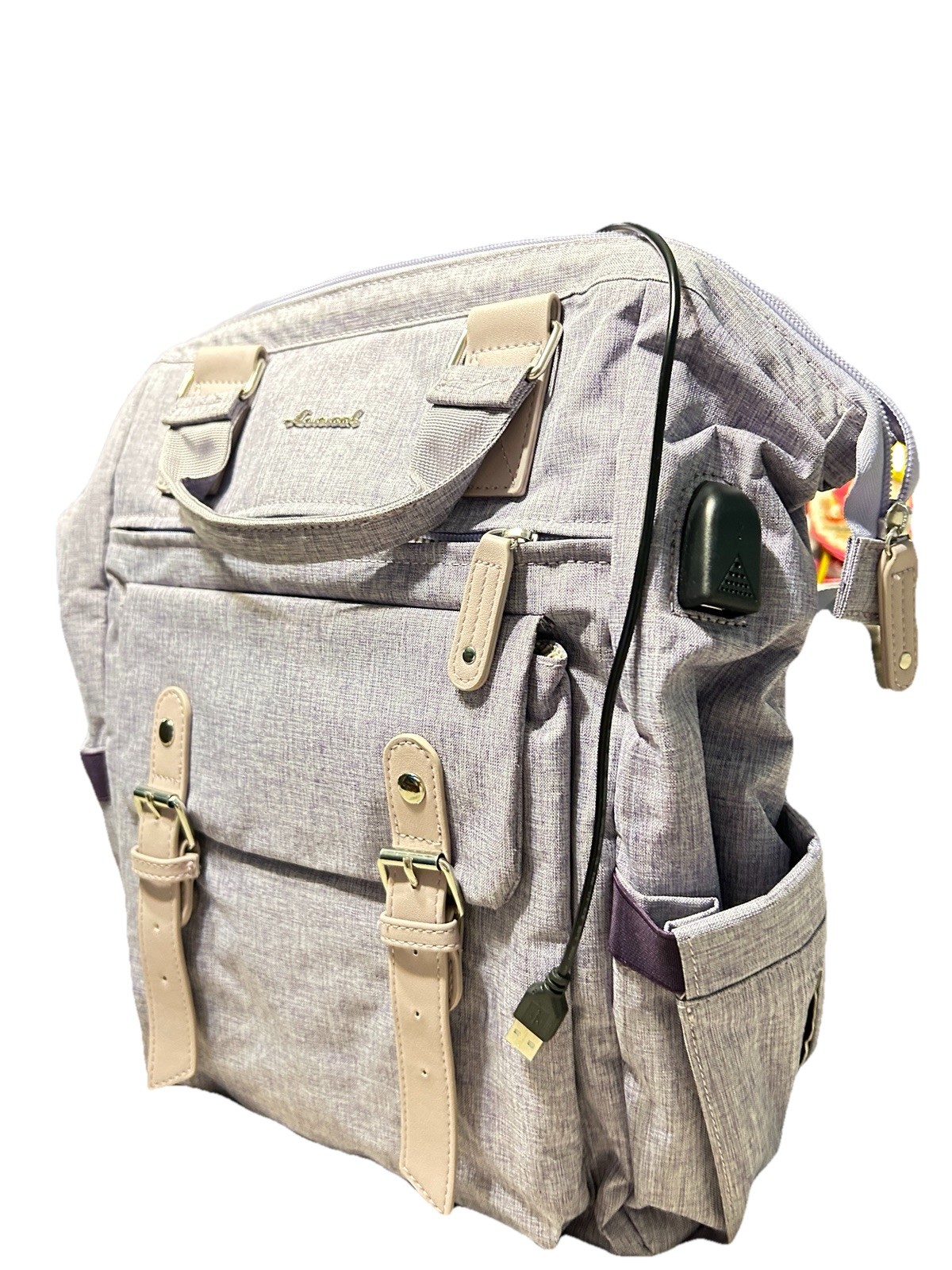 LOVEVOOK Laptop Backpack /Travel Bag With USB Charging Port. New Never Used.