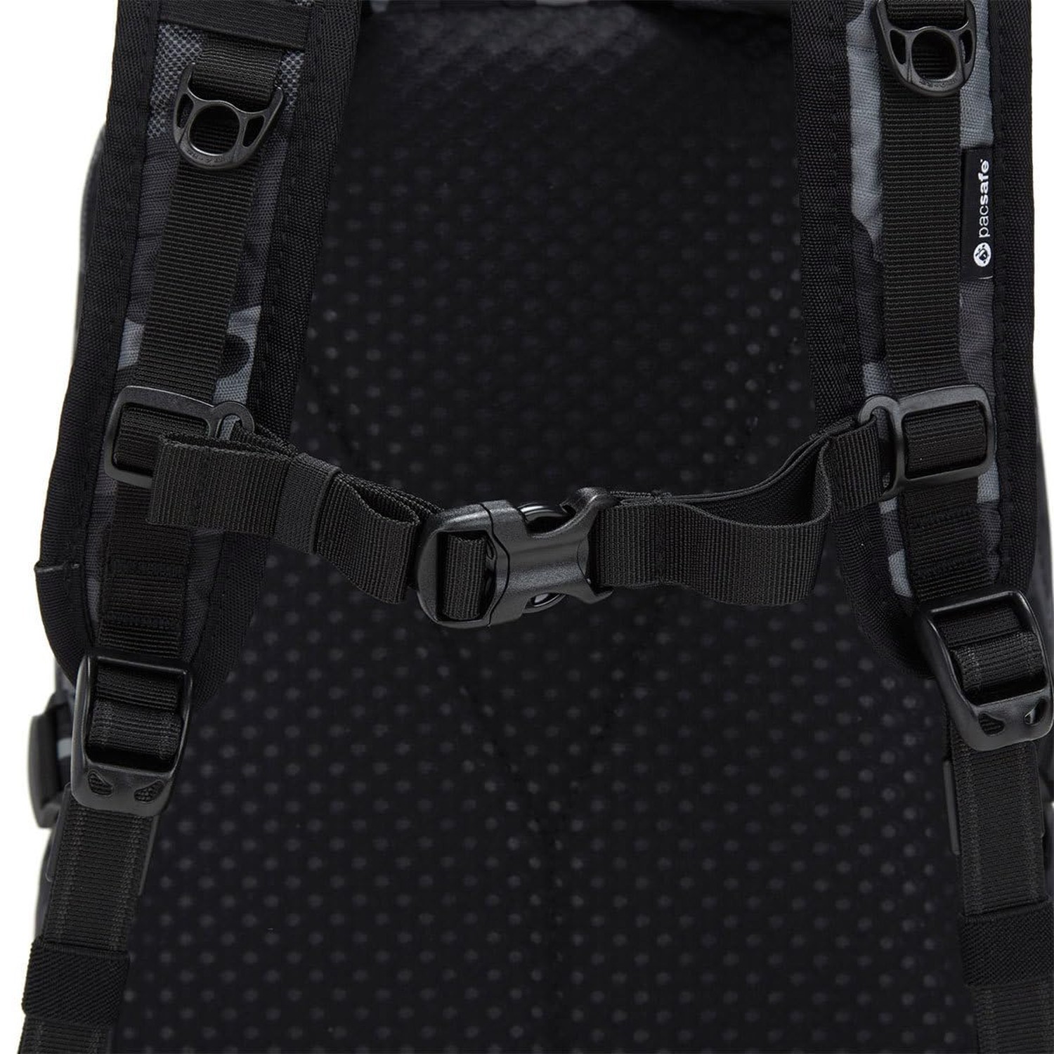 Pacsafe Vibe 25L Anti Theft Travel Pack Casual Daypack, Black