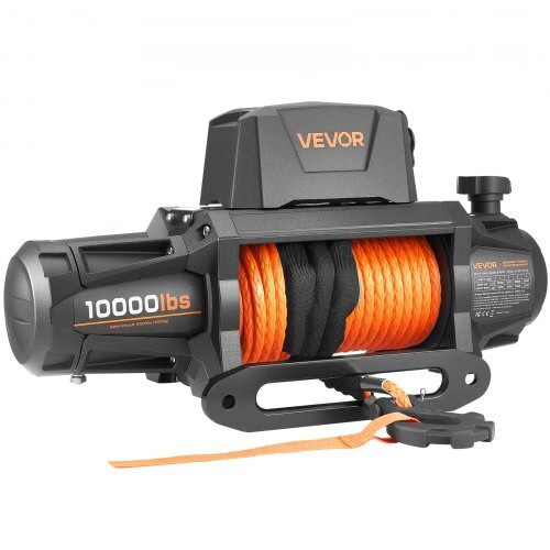 Electric Winch, 10000 lbs Load Capacity, 12V DC Truck Winch with ?&brvbar;7/20 i