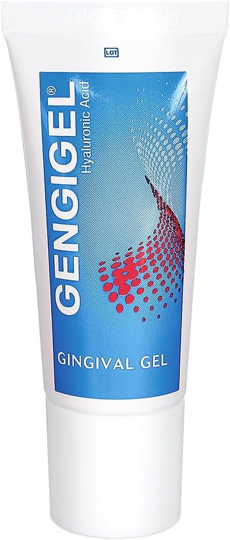 Gengigel Hyaluronic Acid Oral Gel for Mouth & Gum Discomfort (20Ml), Soothes Irr