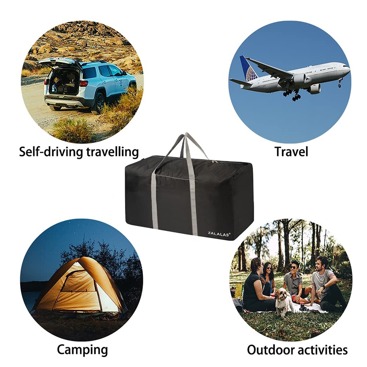 Travel Duffle Bag,96L Extra Large Duffel Bag Lightweight,Waterproof Duffle Ba…