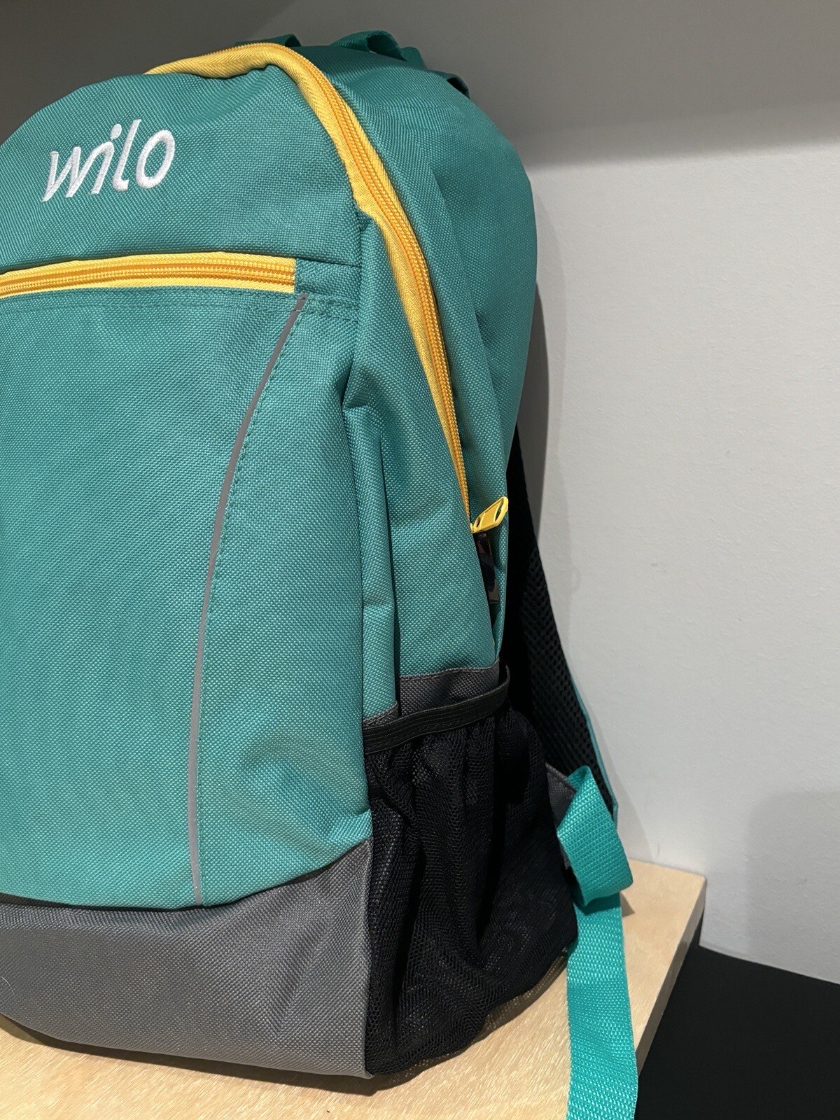 wilo pumps dortmund backpack green gray yellow advertising sports bags – New