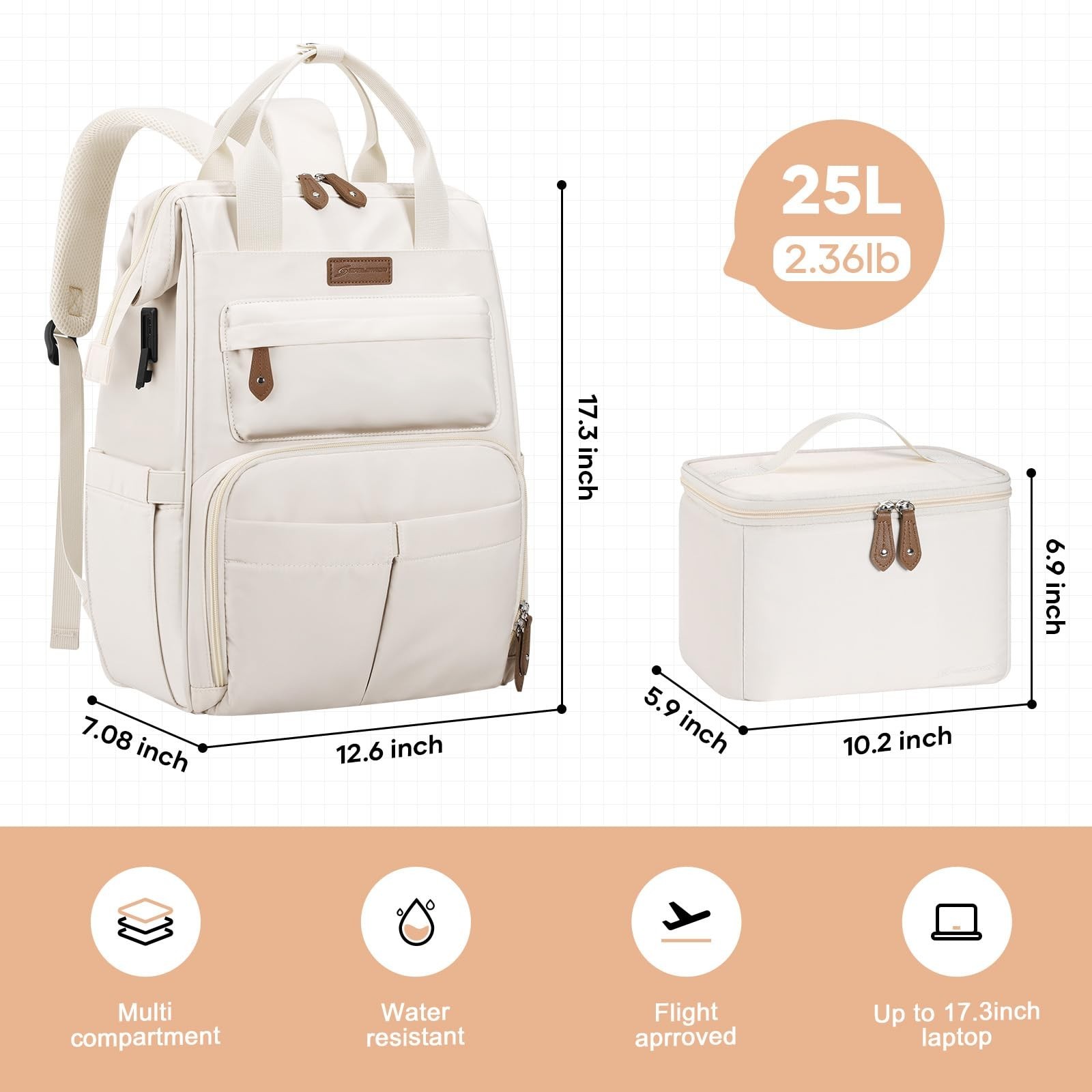 Maelstrom Travel Backpack for Women Men,Laptop Backpack Fits 15.6-17.3 Inch L…