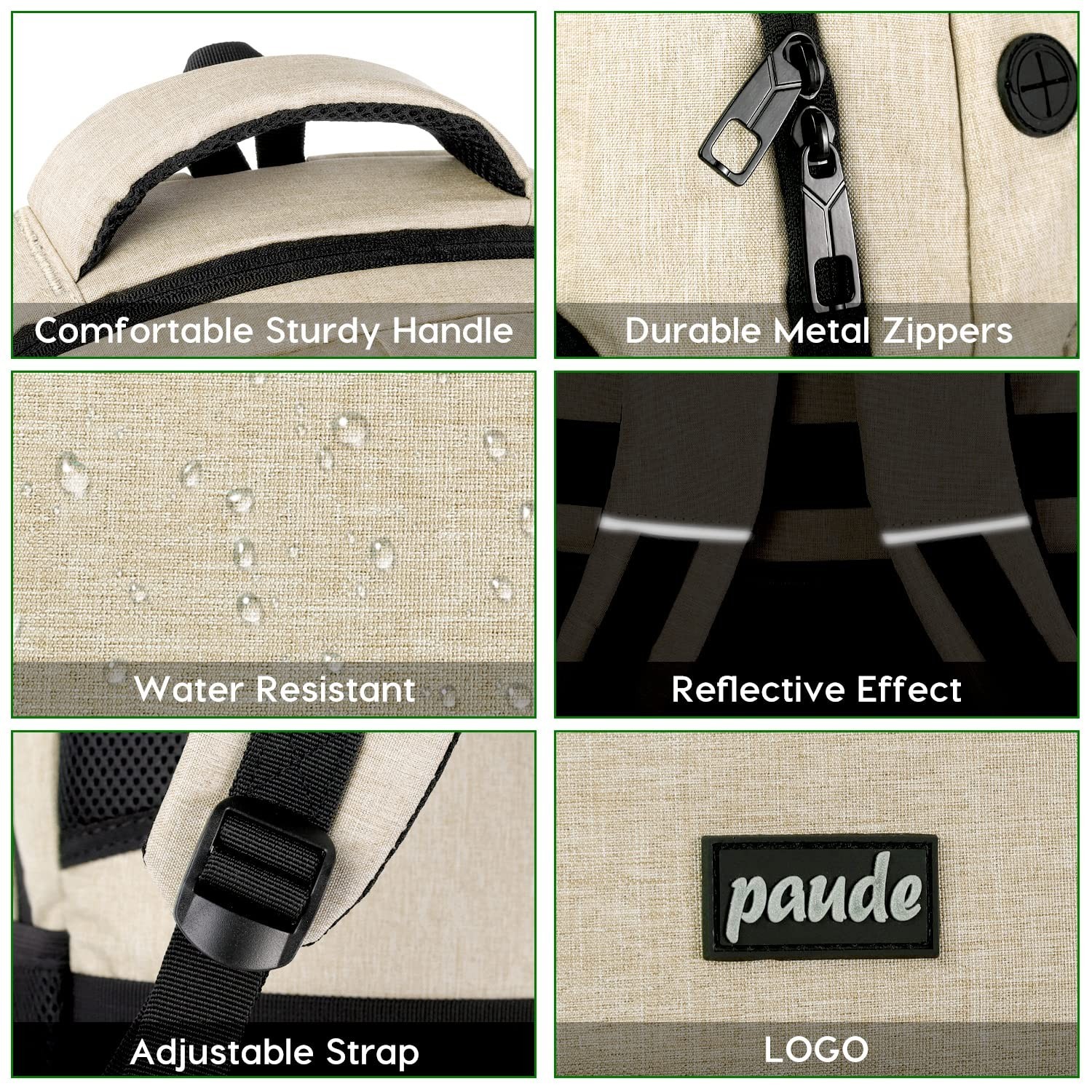 Paude Backpack for Teens, Laptop, College, University, Business, Travel – 15….