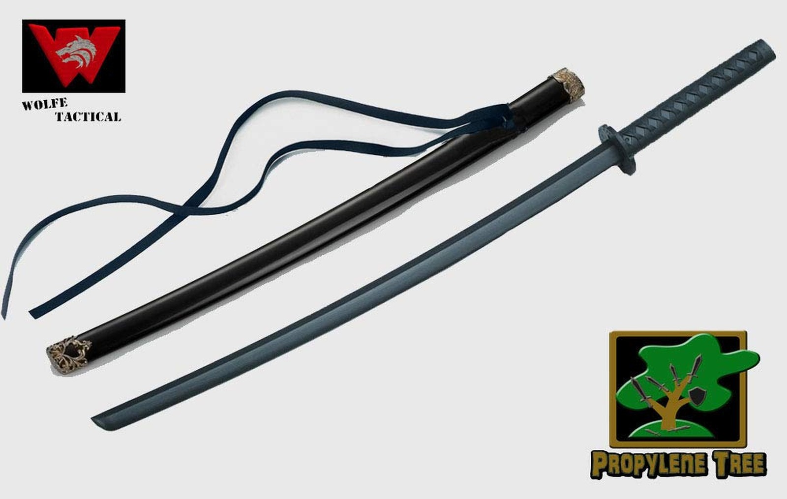 Polypropylene Katana Trainer (False Woodgrain Texture) with Solid Reinforced …