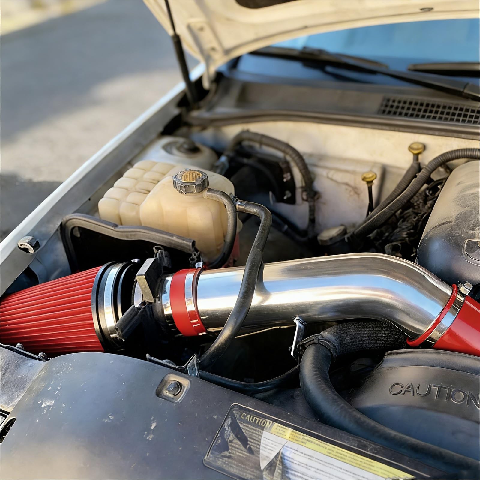 KAX 4″ Cold Air Intake Red 2004-2006 Silverado