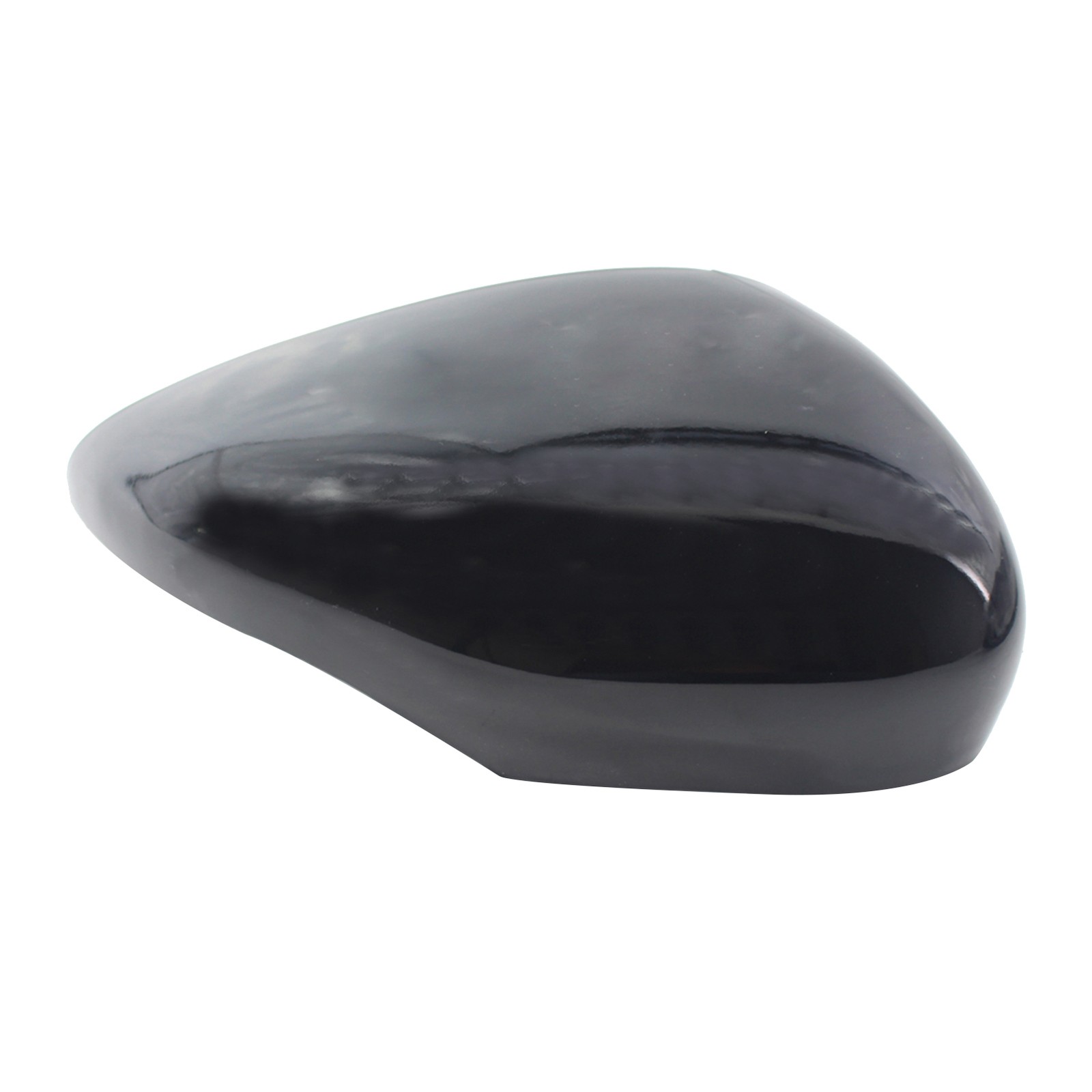 Gloss Black Wing Mirror Cover Cap Painted Replacement For 2009-2015