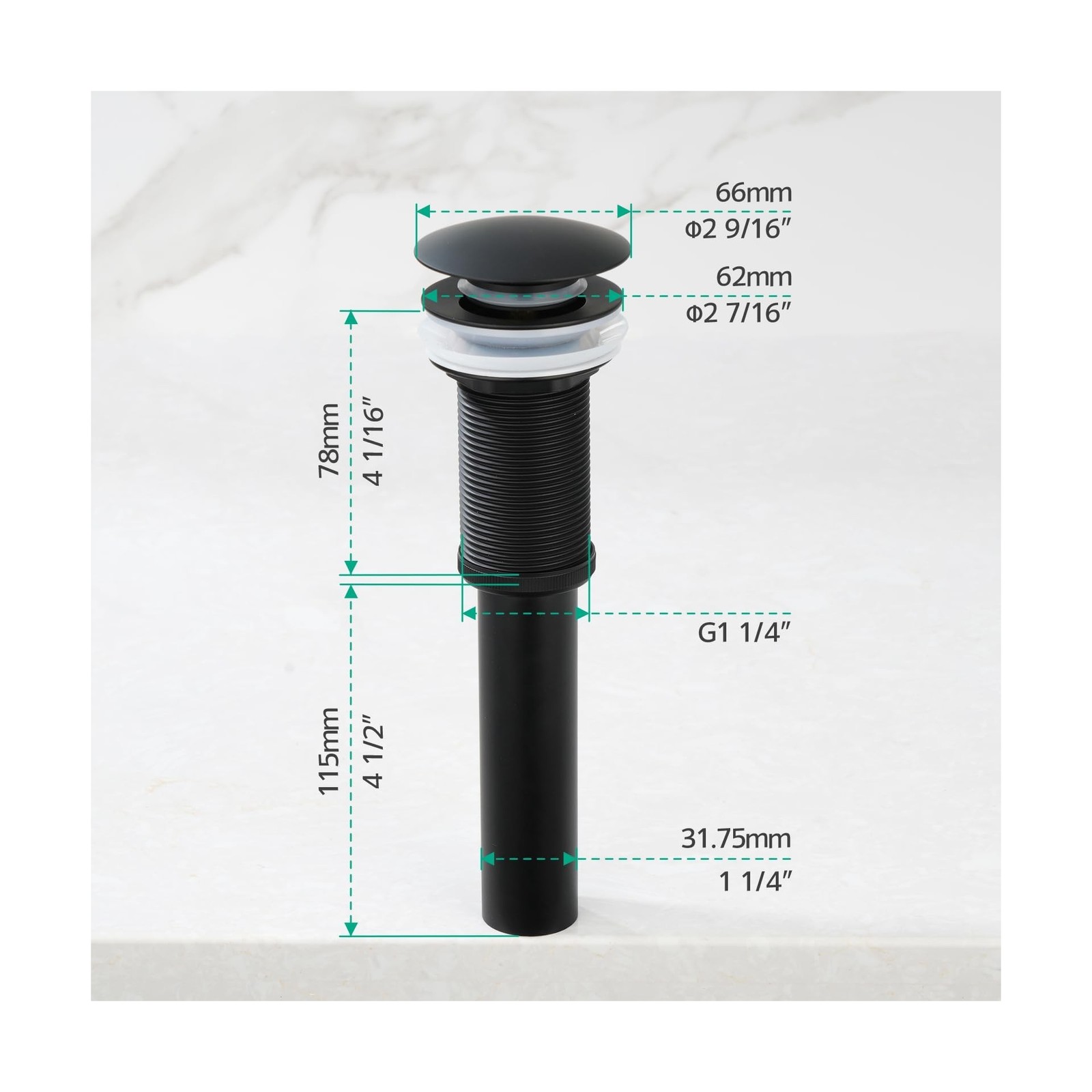 Lefton Rotatable Bathroom Faucet BF2204 with Pop-up Bathroom Sink Drain Stopp…