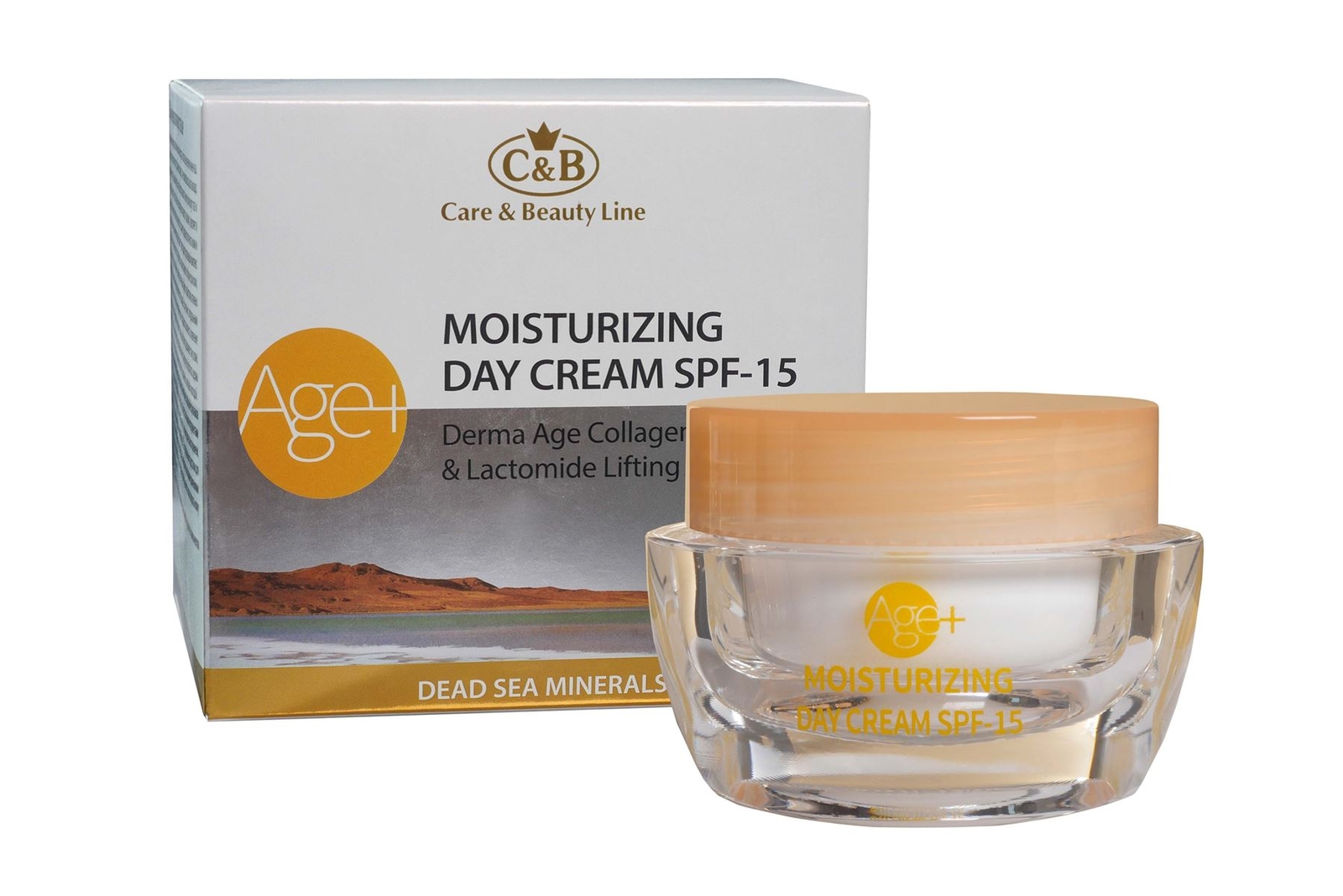 Dead Sea Minerals C&B Age+ Moisturizing Day Cream SPF-15 Derma Age Collagen