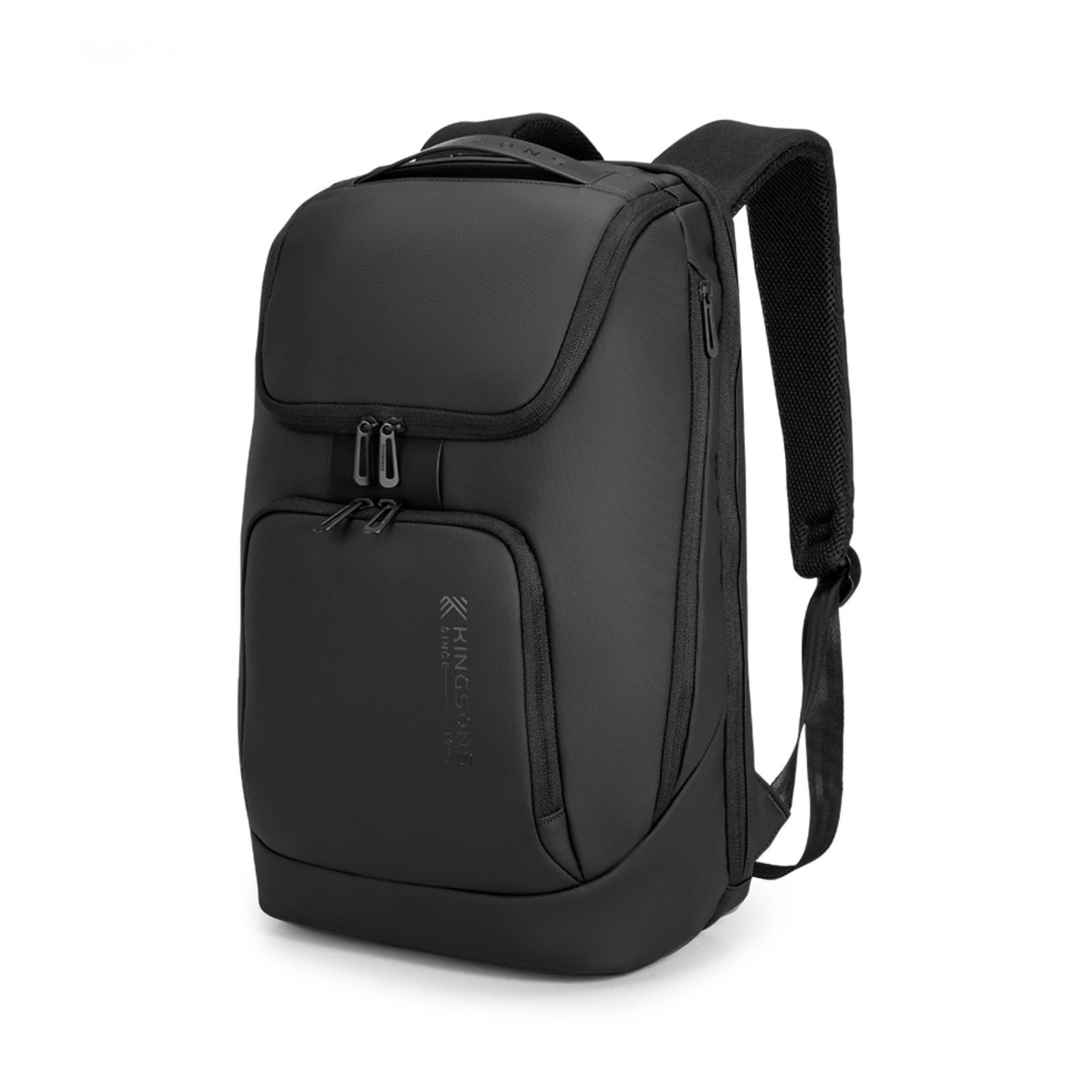 Kingsons Travel Backpack for Men, 19L Black Business Backpack with 15.6 Inch …